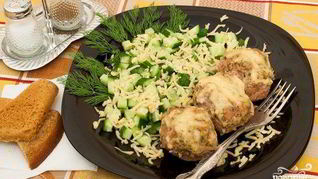 Котлеты из фарша в духовке с подливкой