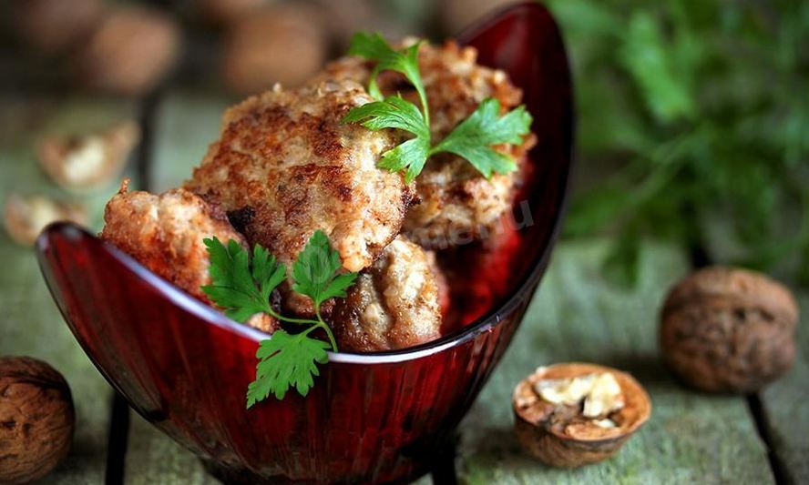 Рецепт котлеты из грецких орехов