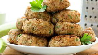 Котлеты из кабачка с куриным фаршем