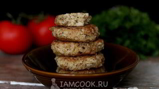 Котлеты из консервов сардины с рисом и картошкой