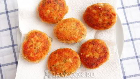котлеты из красной рыбы