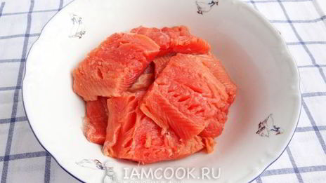 котлеты из красной рыбы