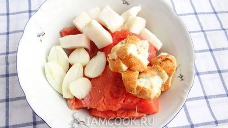 котлеты из красной рыбы