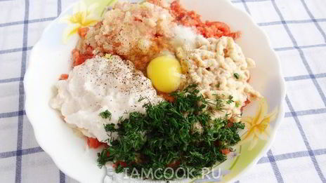 котлеты из красной рыбы