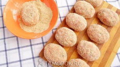 котлеты из красной рыбы