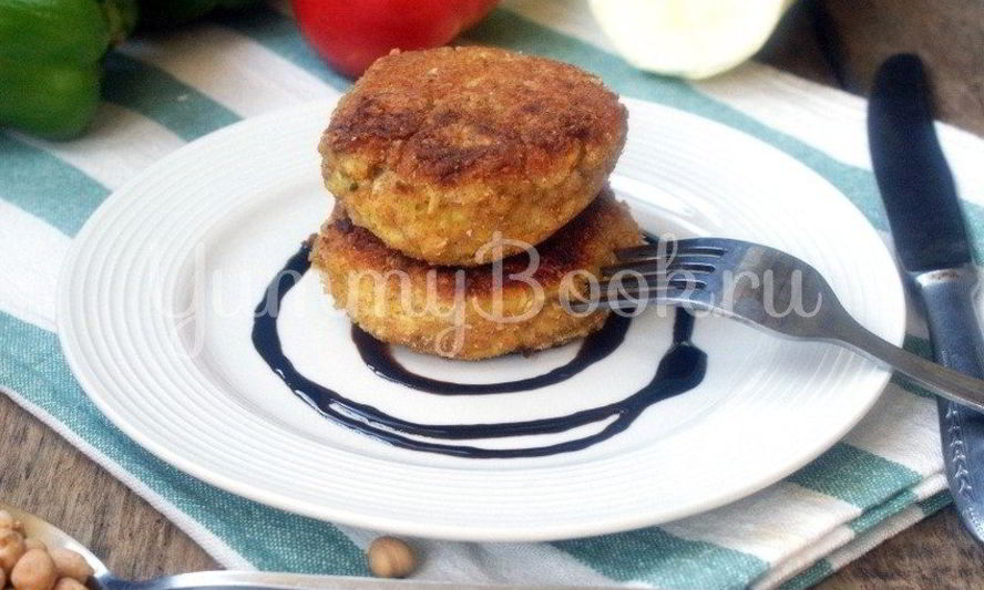 Рецепт котлеты из нута и кабачка