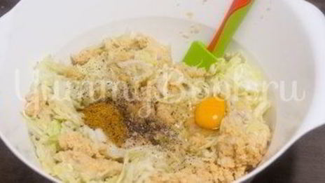 котлеты из нута и кабачка