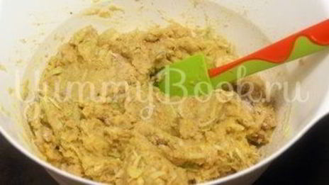 котлеты из нута и кабачка