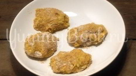 котлеты из нута и кабачка