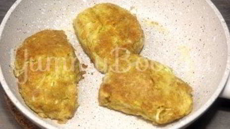 котлеты из нута и кабачка