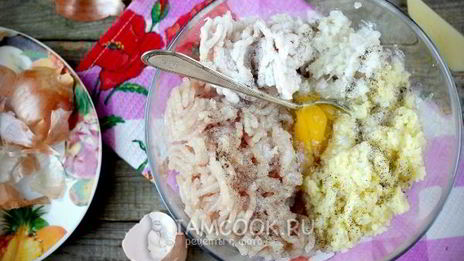 котлеты из щуки с салом