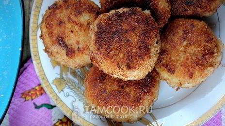 котлеты из щуки с салом