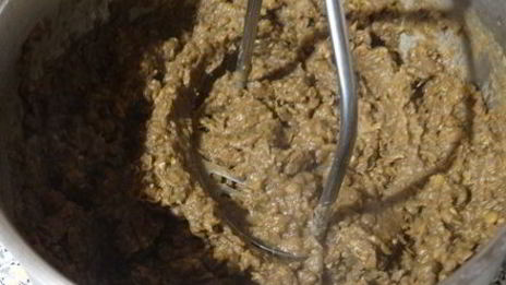 котлеты из зелёной чечевицы с кабачком