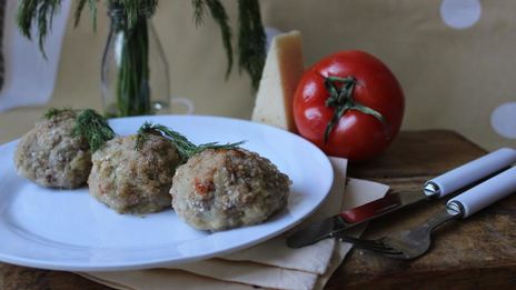 котлеты с помидорами и сыром в духовке