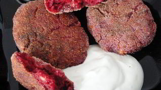 Котлеты свекольные с сыром