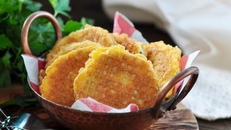 котлеты в вафельных коржах