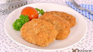 Куриные котлеты с капустой и гречневыми хлопьями