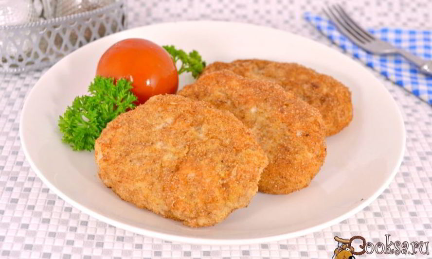 Рецепт куриные котлеты с капустой и гречневыми хлопьями