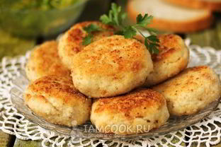 Куриные котлеты с маслом