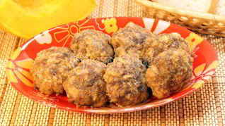 Мясные котлеты с тыквой