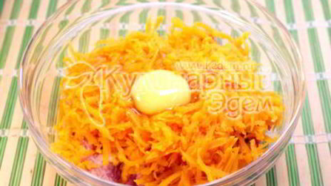 мясные котлеты с тыквой