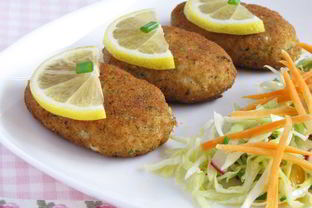 Нежные котлетки из камбалы