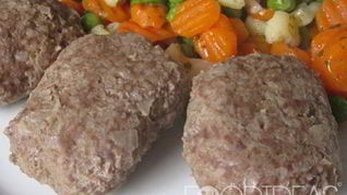 Паровые котлеты из говядины