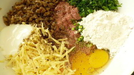 печеночные котлеты с грибами