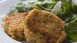 Постные котлеты из фасоли