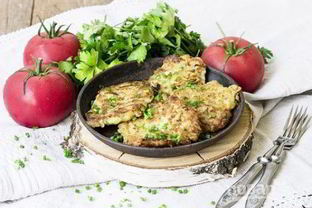 Постные котлеты из кабачков