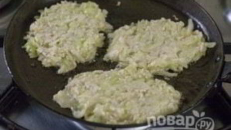 постные котлеты из кабачков