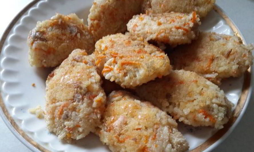 Рецепт постные котлеты из риса с грибами