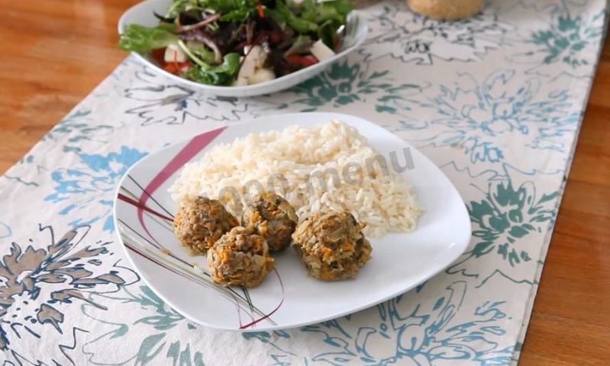 Рецепт рис и котлеты на пару в мультиварке