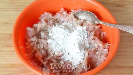 рубленные котлеты из свинины