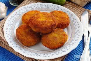 Рыбные котлеты из филе трески