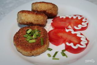 Рыбные котлеты из окуня