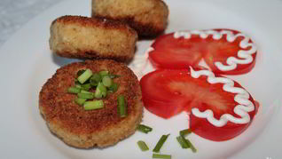 Рыбные котлеты из окуня