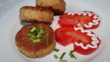 рыбные котлеты из окуня