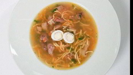 куриная лапша с потрохами