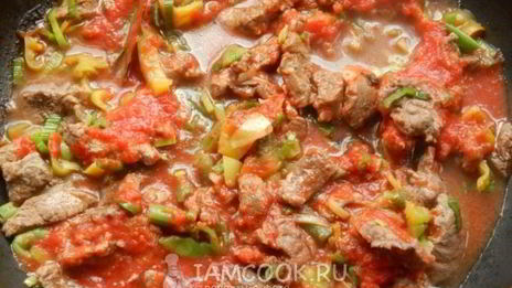 лапша с говядиной