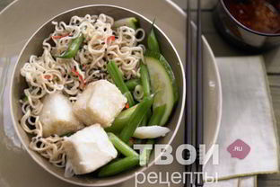 Лапша с овощами