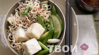 Лапша с овощами