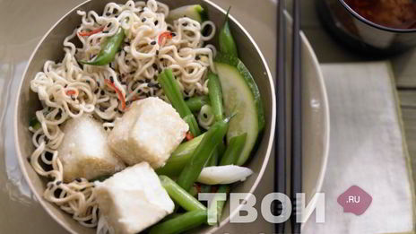 лапша с овощами