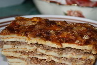 Блинная лазанья