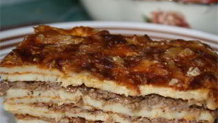 Блинная лазанья