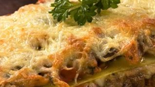 Грибная лазанья