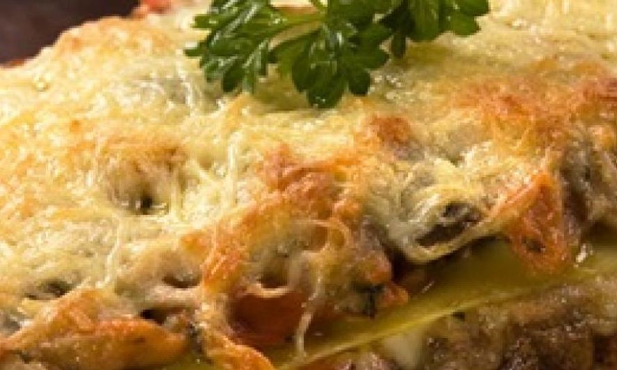 Рецепт грибная лазанья
