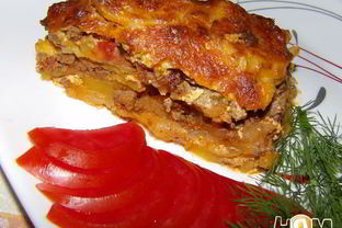 Картофельная лазанья