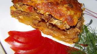 Картофельная лазанья