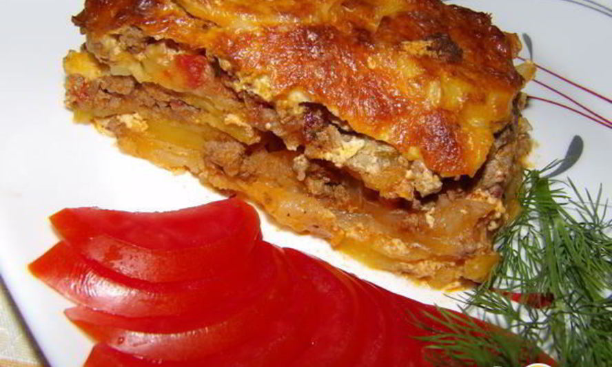 Рецепт картофельная лазанья